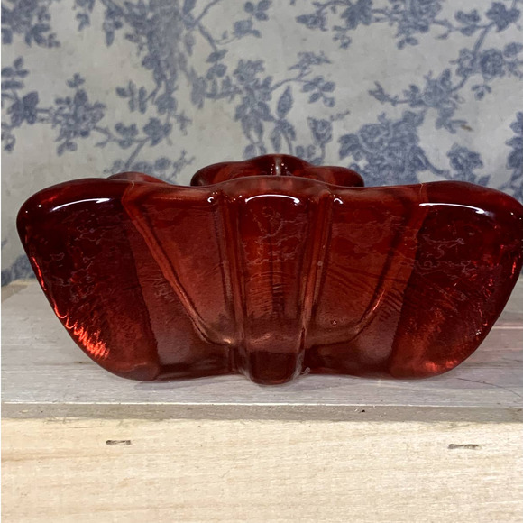 Mikasa Petite Christmas Red Tree 5" Votive - Picture 5 of 9